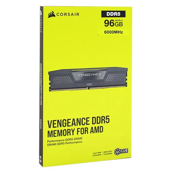 Оперативная память 96Gb kit Corsair Vengeance CMK96GX5M2B6000Z30