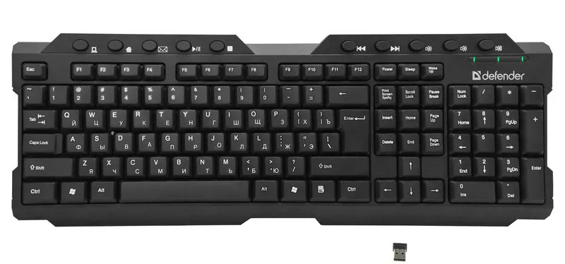 Клавиатура USB Defender Element HB-195 black
