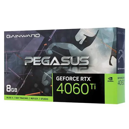 Видеокарта 8 GB Gainward RTX 4060 Ti PEGASUS NE6406T019P1-1060E