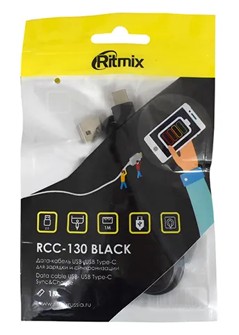 Кабель USB Type A-C Ritmix RCC-130
