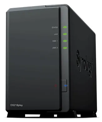 Сетевой NAS-сервер Synology DS218play
