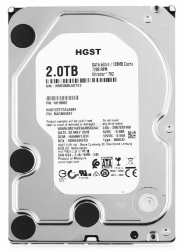 Жесткий диск 2ТБ WD Ultrastar HUS722T2TALA604