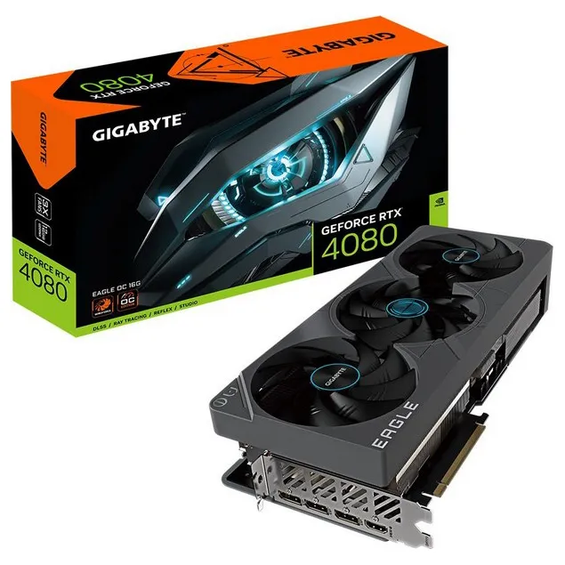 Видеокарта 16Gb GIGABYTE GV-N4080EAGLE OC-16GD