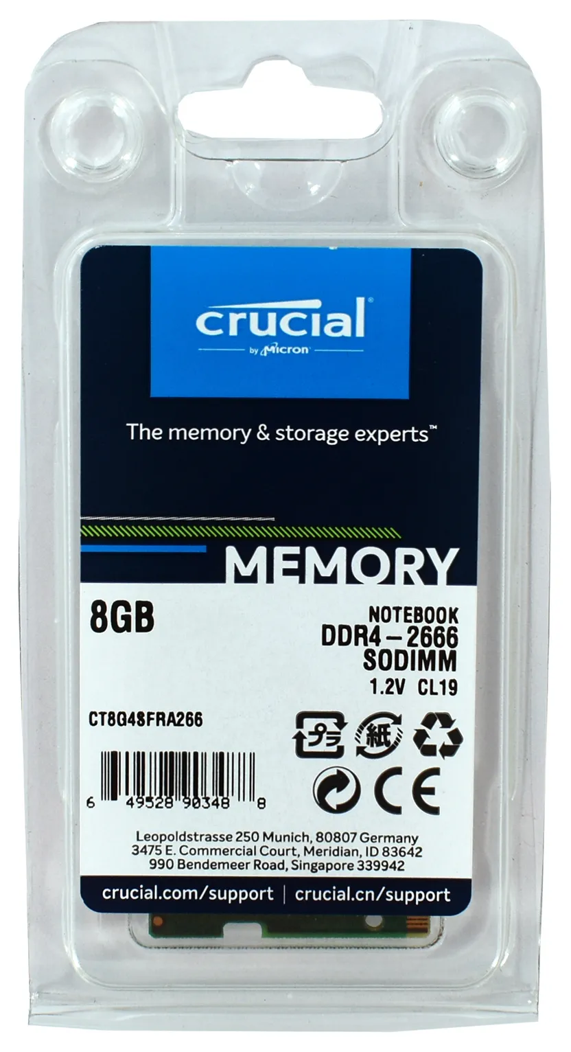 Оперативная память 8 GB Crucial CT8G4SFRA266