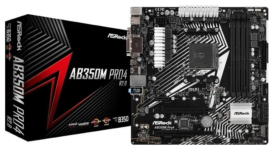 Материнская плата ASRock AB350M PRO4 R2.0