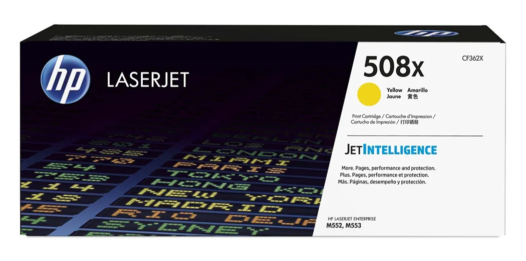 Картридж HP CF362X 508X Yellow