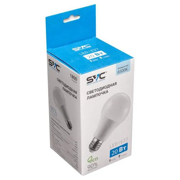 LED Лампа SVC LED A80-20W-E27-6500K