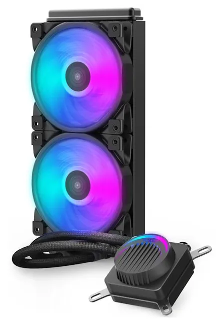 Водяное охлаждение PCCooler AH240P HALO FRGB