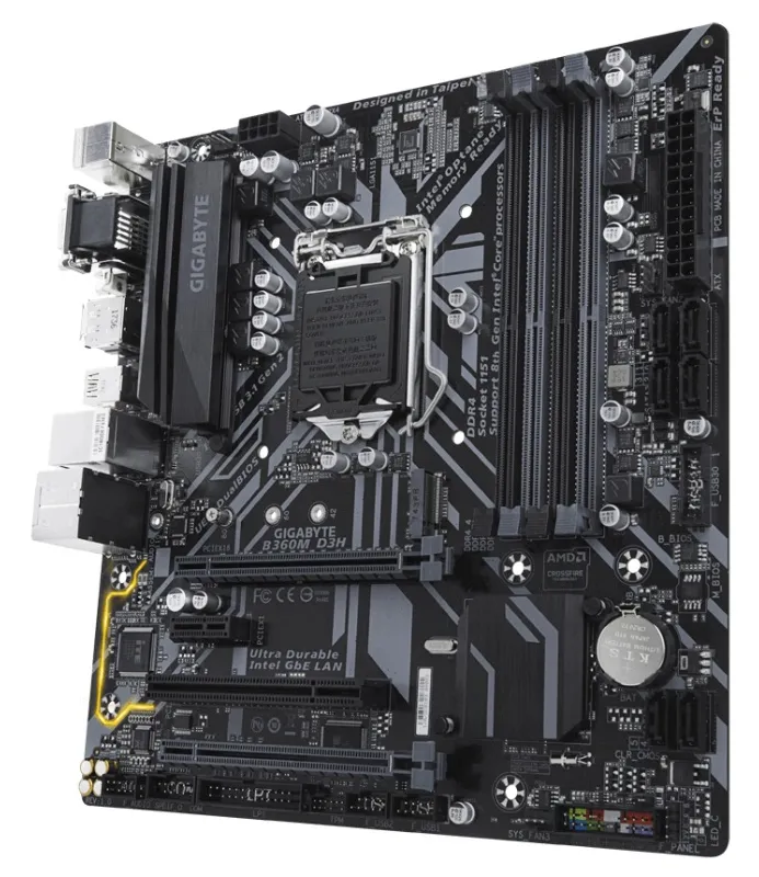 Материнская плата GIGABYTE B360M D3H 1.0 GAB36MD3H-00-G
