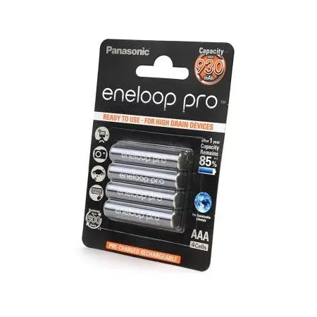Аккумулятор Panasonic eneloop Pro AAA 900 mAh BK-4HCDE/4BE
