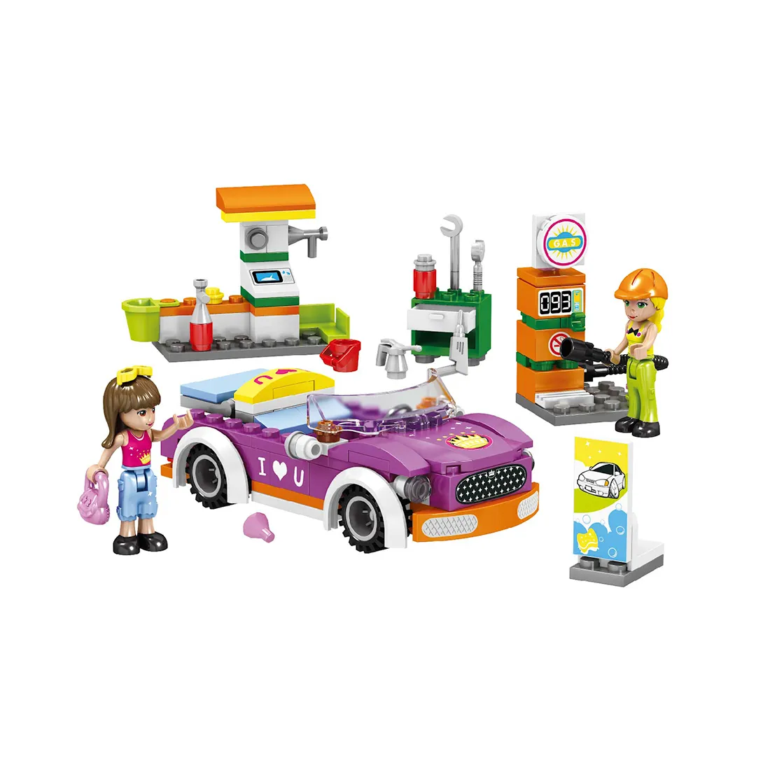 Игровой конструктор Ausini 24422 МИР ЧУДЕС (180 деталей в наборе)
