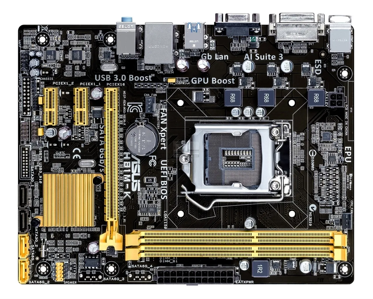 Материнская плата Asus H81M-K