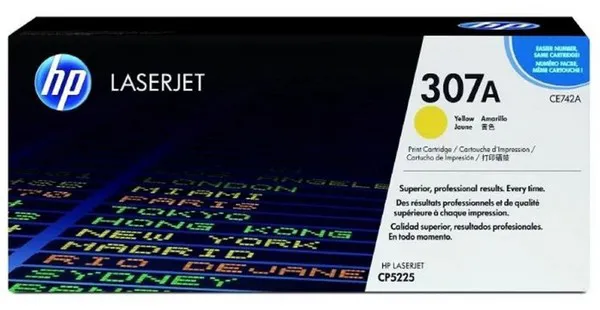 Картридж HP Europe CE742AH Желтый
