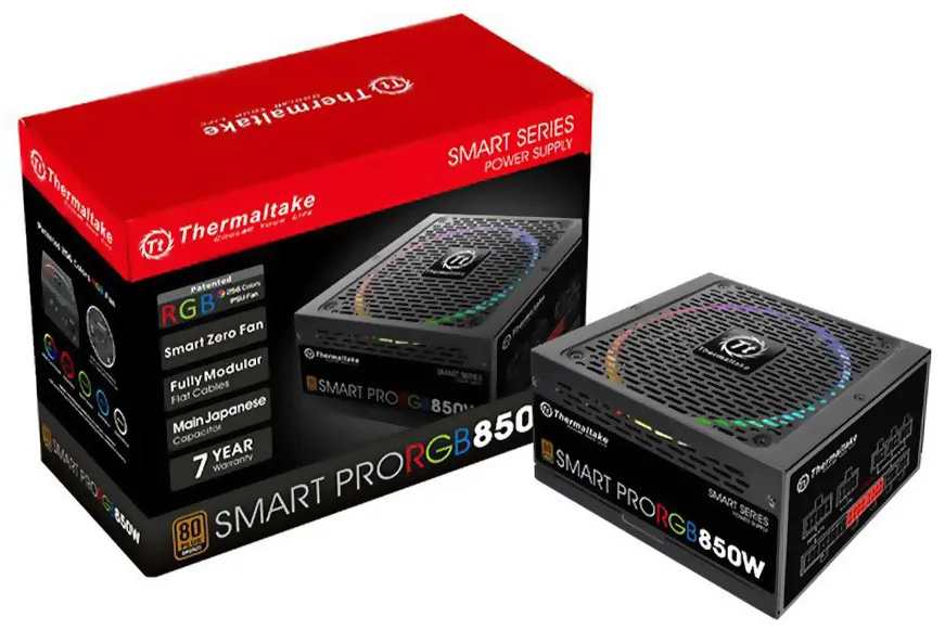 Блок питания 850W Thermaltake Smart Pro RGB PS-SPR-0850FPCBEU-R