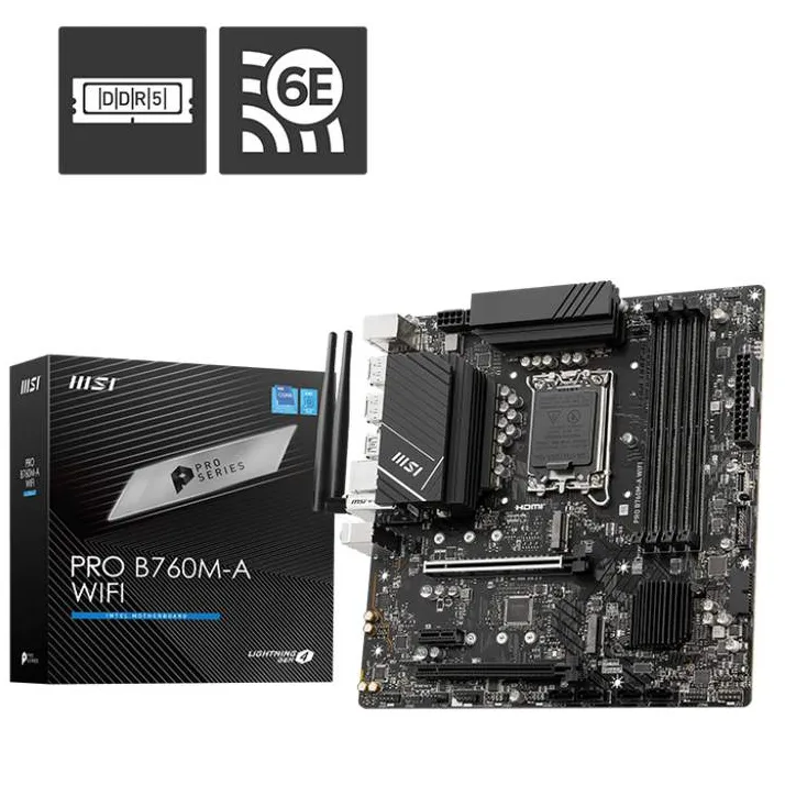 Материнcкая плата MSI PRO B760M-A WIFI D5