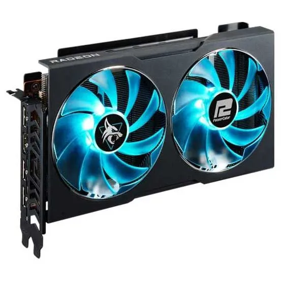 Видеокарта 8 GB PowerColor RX 7600 Hellhound 8G-L/OC