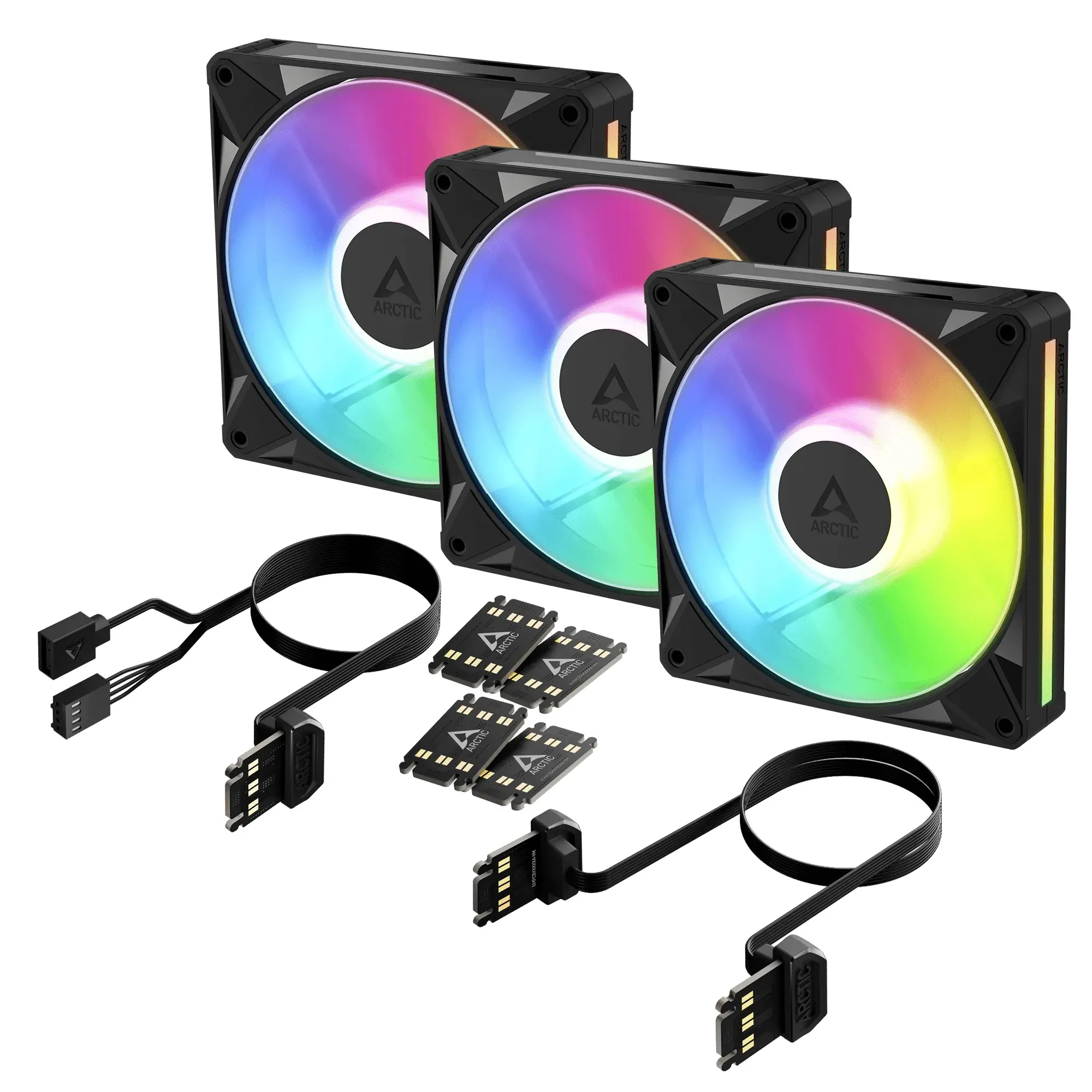 Кулер для корпуса ARCTIC BioniX P14 A-RGB 3-Pack ACFAN00341A Black