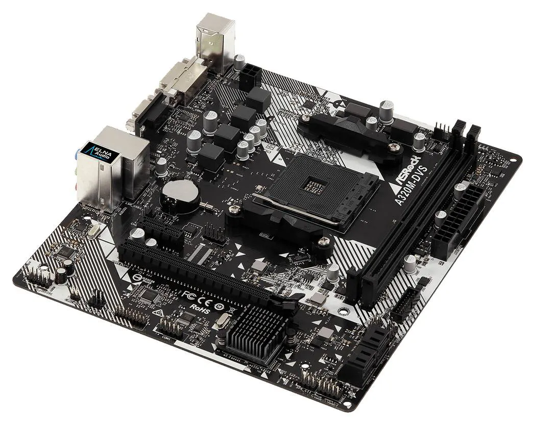 Материнская плата ASRock A320M-DVS R4.0