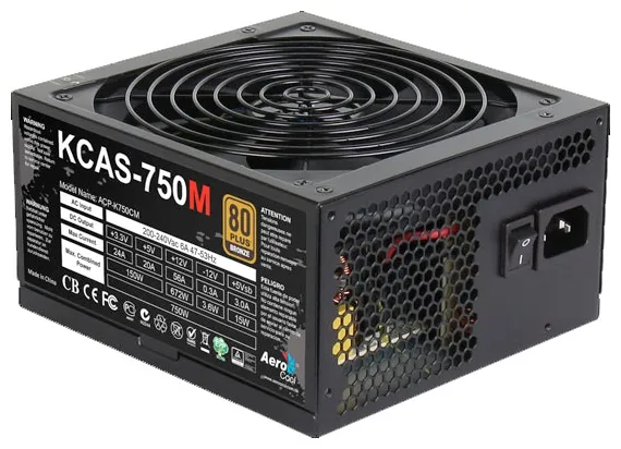 Блок питания ATX AeroCool Kcas-750M