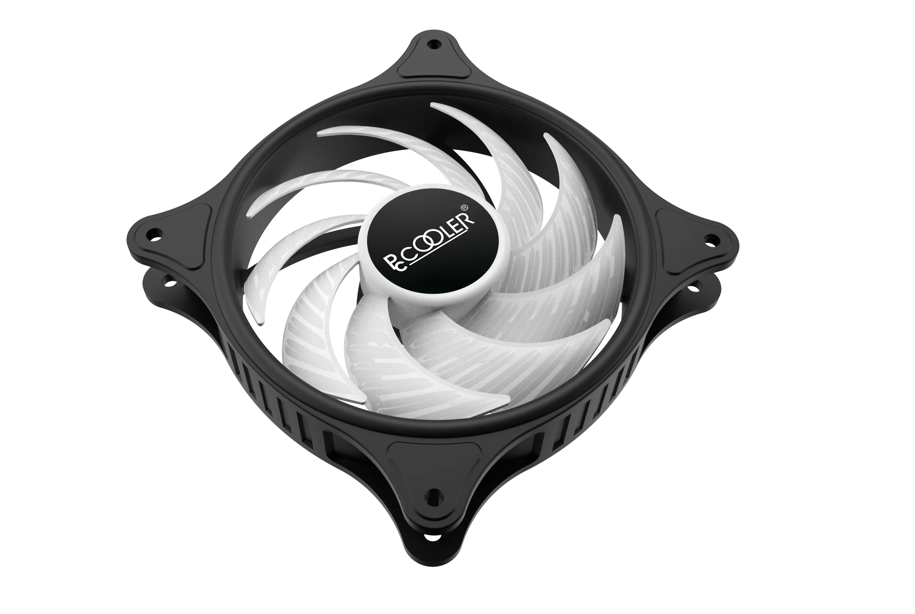 Кулер для корпуса PCcooler FX-120-3 RGB, 12cm, 1200rpm, 4pin