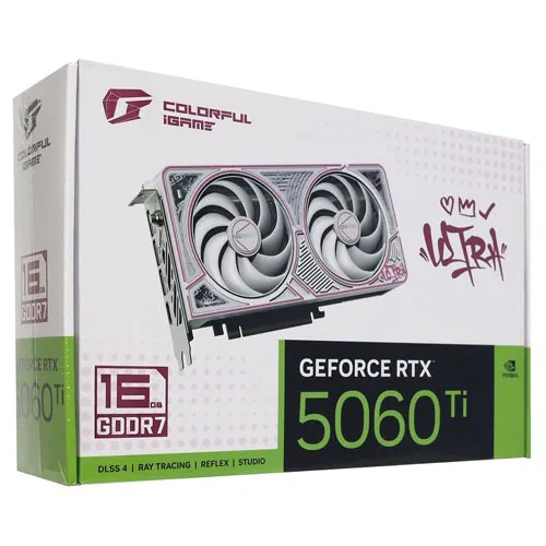 Видеокарта 16 GB Colorful iGame RTX 5060 Ti Ultra W DUO OC 16GB-V