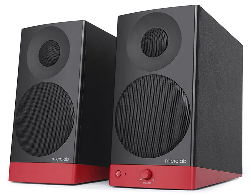 Колонки Microlab FC30 Чёрно-Красный