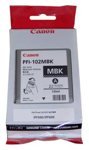 Картридж Canon PFI-102MBK Струйный черный