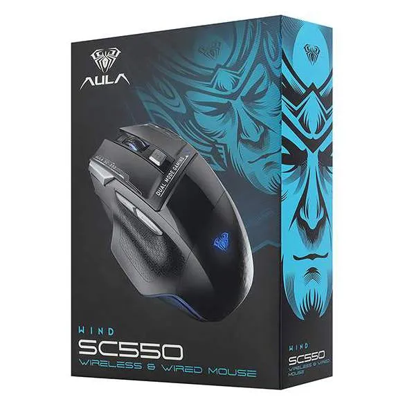 Мышь Aula Wind SC550 Blue&White