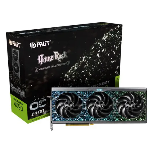 Видеокарта 24 Gb PALIT RTX4090 GAMEROCK OC 24G NED4090S19SB-1020G