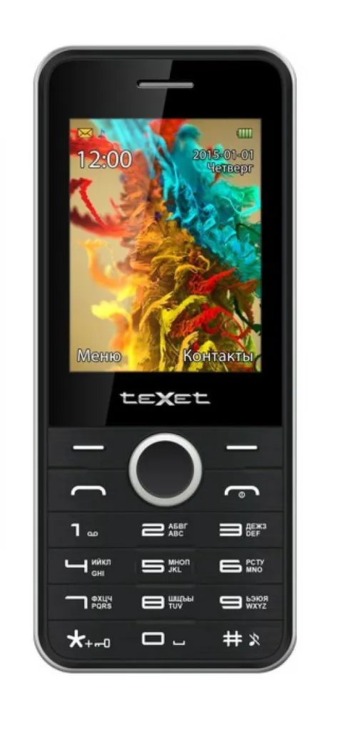Мобильный телефон Texet TM-D301 черный