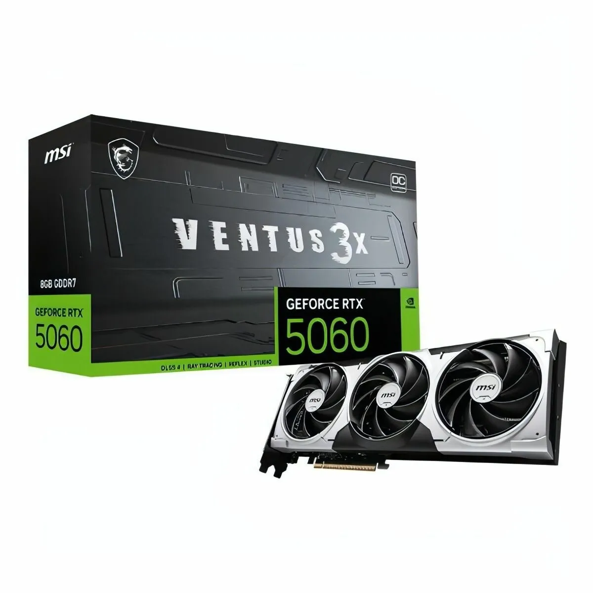 Видеокарта 8Gb MSI RTX 5060 8G VENTUS 3X OC