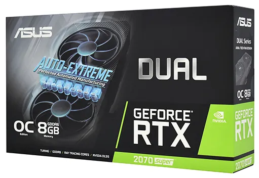 Видеокарта 8 GB Asus RTX 2070 SUPER DUAL-RTX2070S-O8G-EVO