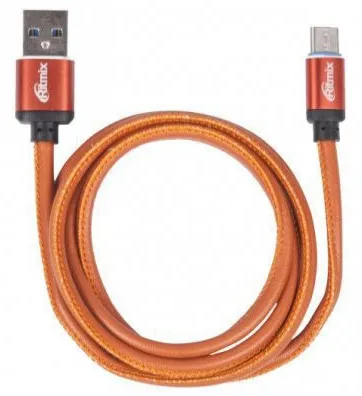 Кабель Ritmix RCC-435 Type-C-USB 2.5 A Leather