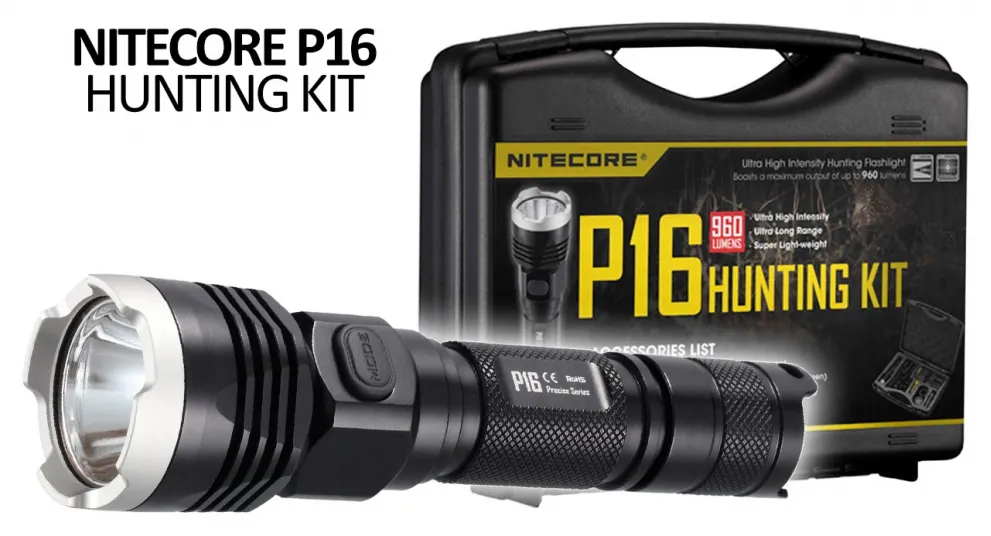 Фонарь Nitecore P16 HUNTING KIT