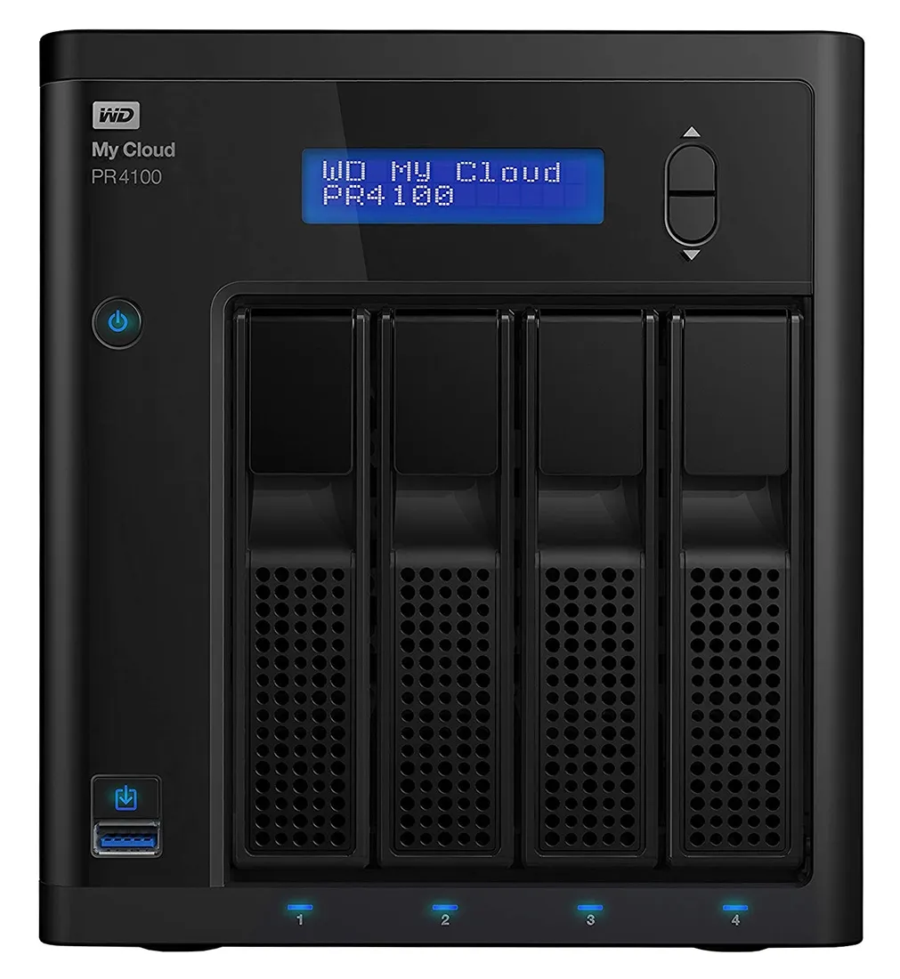 Сетевой накопитель NAS WD My Cloud PR4100 WDBKWB0000NBK