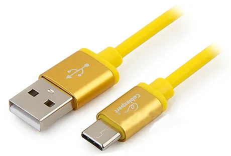 Кабель USB Type A-C Cablexpert CC-S-USBC01Y-1M