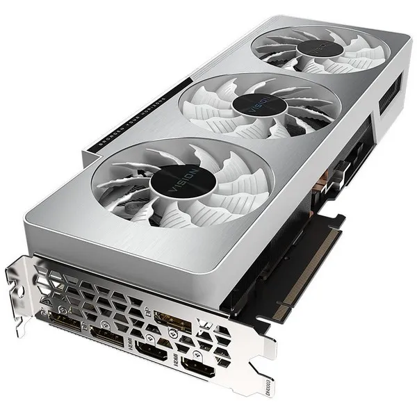 Видеокарта 10Gb Gigabyte RTX3080 VISION OC GV-N3080VISION OC-10GD 2.0