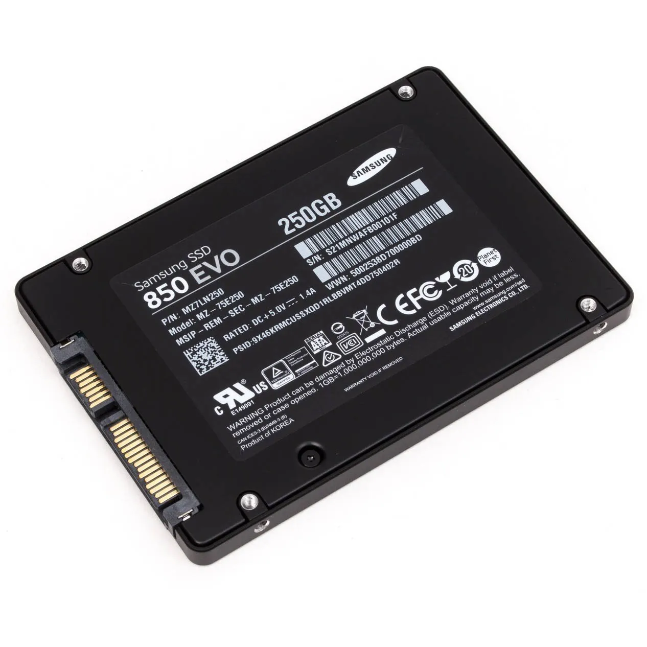 SSD накопитель Samsung 850 EVO 250GB mz-75e250bw