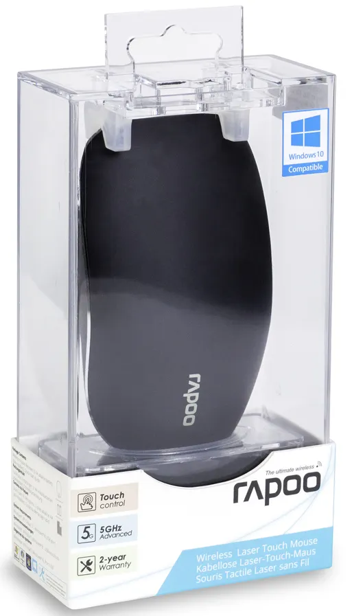 Компьютерная мышь беспроводная Rapoo T8 Чёрный
