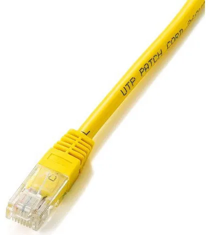 Патч корд UTP 5e-Cat 1.5 m Cablexpert PP10-1.5M/Y желтый