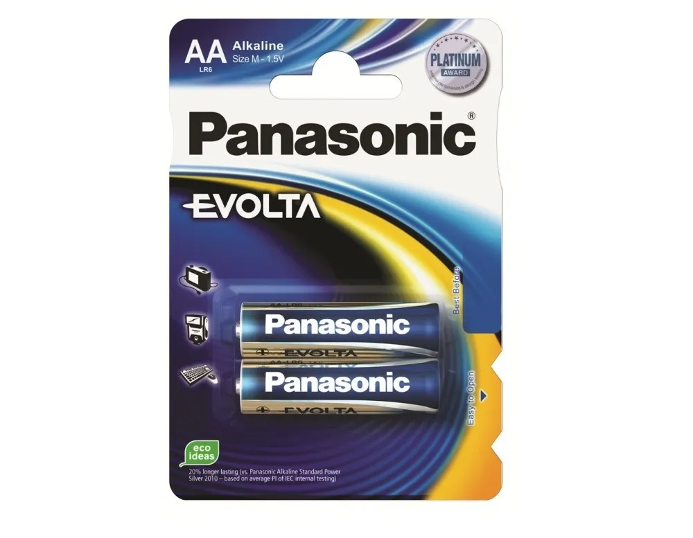 Батарейки Panasonic Evolta LR6EGE/2BP тип АА