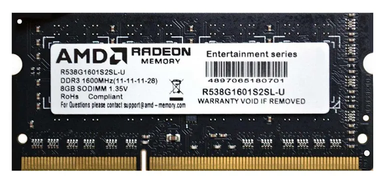 Оперативная память 8GB AMD Radeon R5 R538G1601S2SL-U