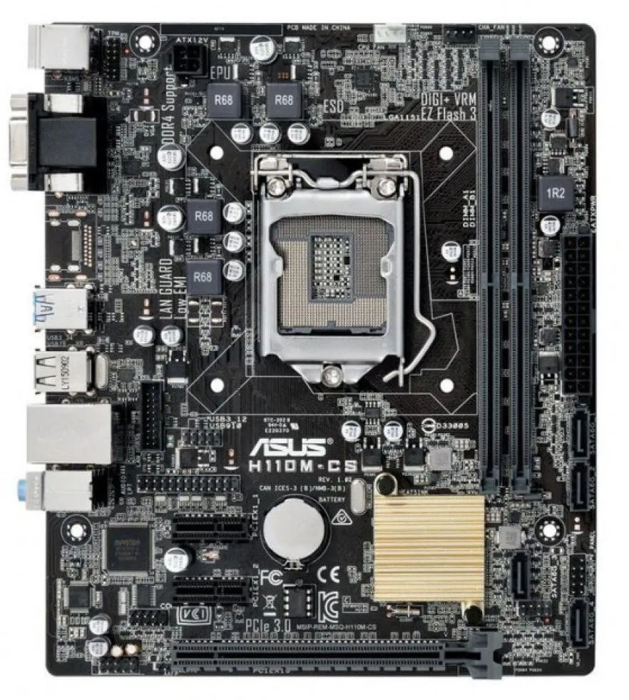 Материнская плата Asus H110M-CS