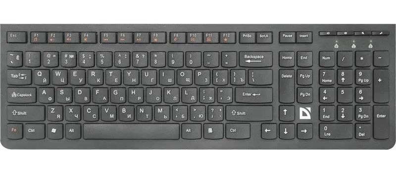 Клавиатура беспроводная Defender UltraMate SM-535 RU черный