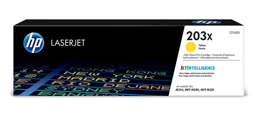 HP 203X Yellow LaserJet Toner Cartridge