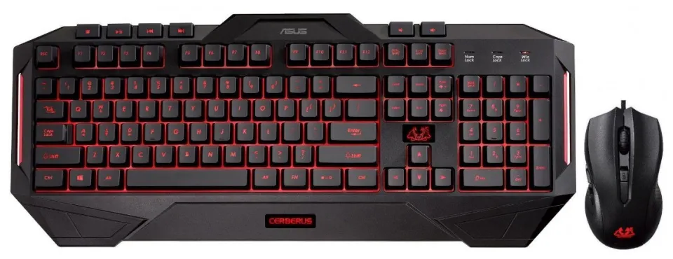 Комплект клавиатура+мышь Asus Cerberus Combo RU 90YH0141-B2RA00