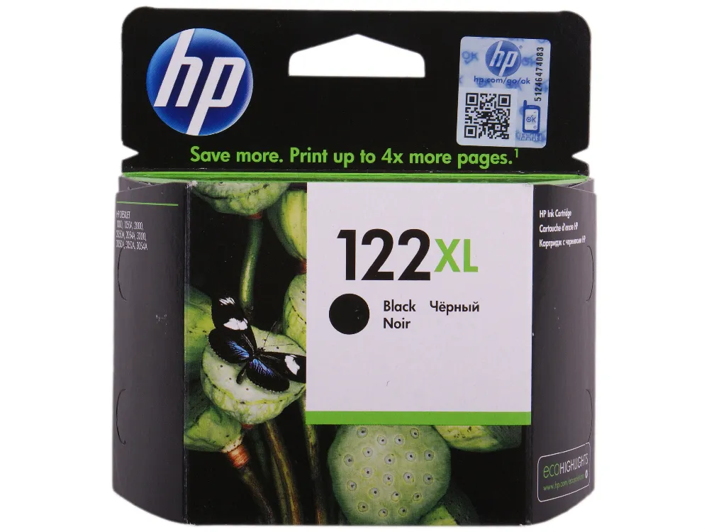 Картридж HP CH563HE Black №122XL