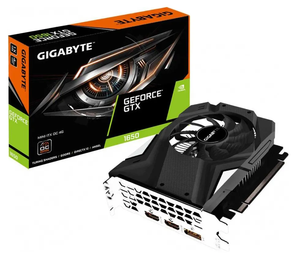Видеокарта 4 GB Gigabyte GTX 1650 GV-N1650IXOC-4GD