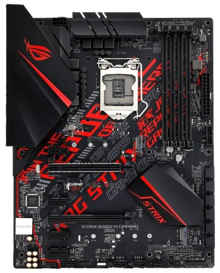 Материнская плата ASUS ROG STRIX B360-H GAMING