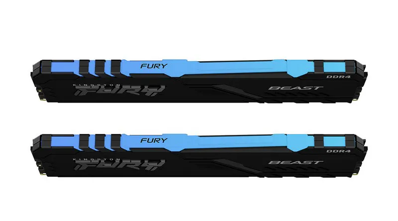 Оперативная память 64 GB kit Kingston Fury Beast RGB KF436C18BBAK2/64
